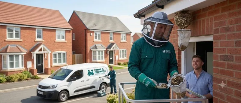 Wasp Nest Removal technician